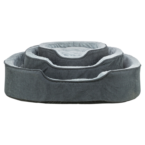 Trixie Vital Bett Lino Soft grau/hellgrau für Hunde, Maße: 110 x 92 cm Trixie Vital Bett Lino Soft grau/hellgrau für Hunde, Maße: 110 x 92 cm