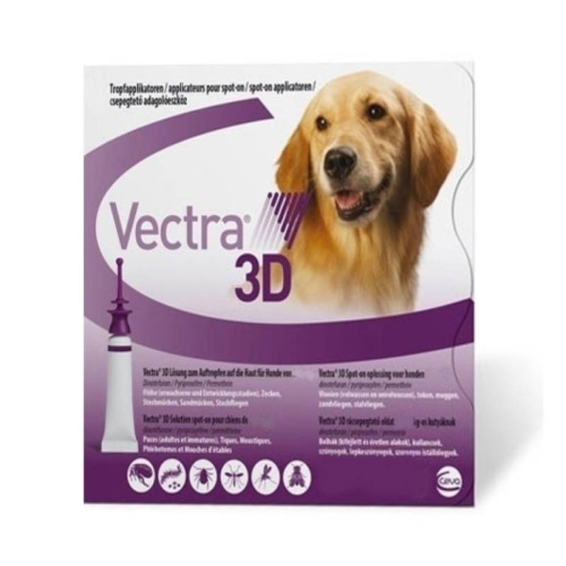 Vectra 3d For Large Dogs 55-88lbs 6 Doses