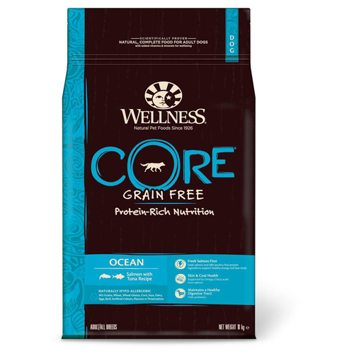 Wellness CORE Ocean Lachs mit Thunfisch 10 kg Wellness CORE Ocean Lachs mit Thunfisch 10 kg