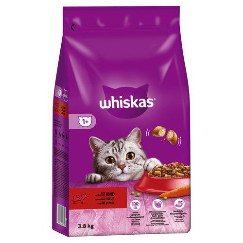 Whiskas Adult 1+ mit Rind 3,8 kg Whiskas Adult 1+ mit Rind 3,8 kg