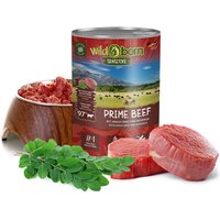 Wildborn Hundefutter Prime Beef Nassfutter mit Angus Rindfleisch 6x400g getreidefreies Hundefutter für alle Hunde von Wildborn