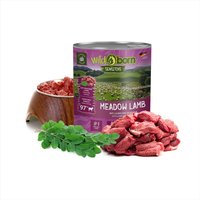 Wildborn Meadow Lamb Nassfutter mit Lamm 6x800g getreidefreies Hundefutter aus Deutschland für alle Hunde von Wildborn