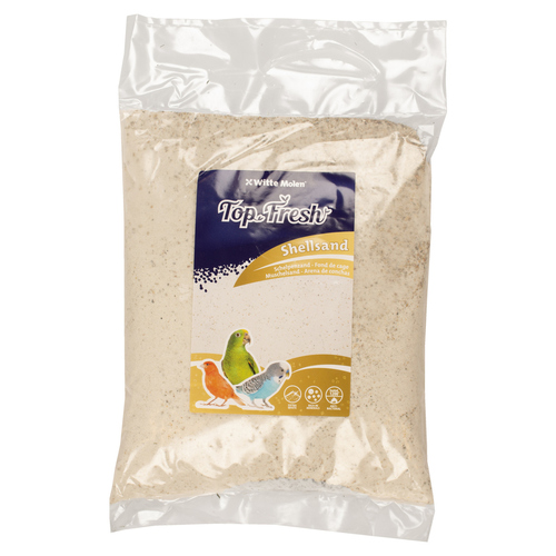 Witte Molen Vogelgrit Top Fresh Muschelsand weiß 5 kg Witte Molen Vogelgrit Top Fresh Muschelsand weiß 5 kg
