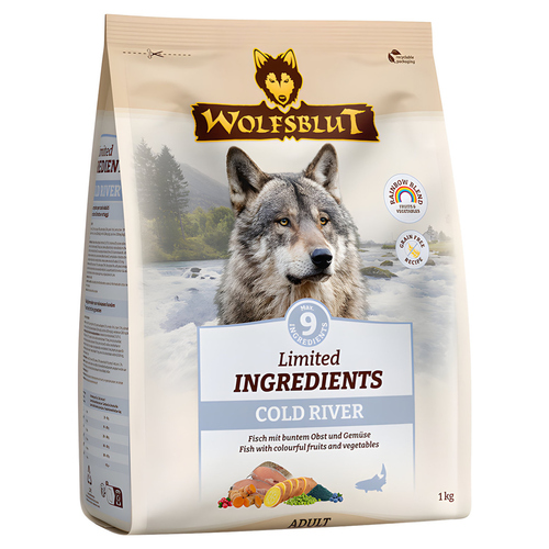 Wolfsblut Limited Ingredients Cold River - Forelle mit Süßkartoffel 1 kg Wolfsblut Limited Ingredients Cold River - Forelle mit Süßkartoffel 1 kg