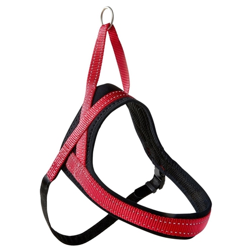 Wolters Geschirr Soft & Safe reflektierend cayenne/schwarz, Größe: 4 Wolters Geschirr Soft & Safe reflektierend cayenne/schwarz, Größe: 4