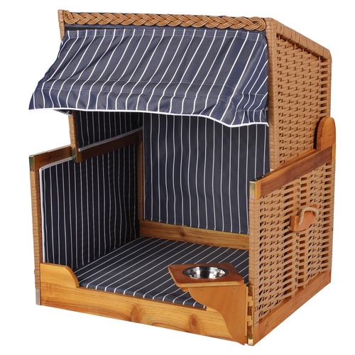 Wolters Hundestrandkorb Wacholder beige/blau-gestreift Wolters Hundestrandkorb Wacholder beige/blau-gestreift