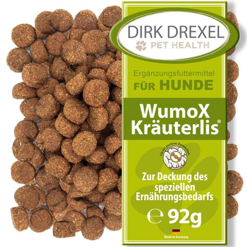 WumoX Kräuterlis für Hunde 92g für ein positives Darmklima