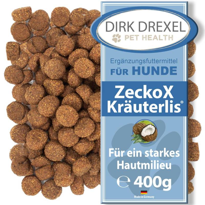 ZeckoX Kräuterlis für Hunde 400g für ein starkes Hautmilieu