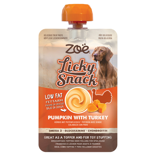 Zoë Licky Snack Kürbis mit Pute 85 g Zoë Licky Snack Kürbis mit Pute 85 g