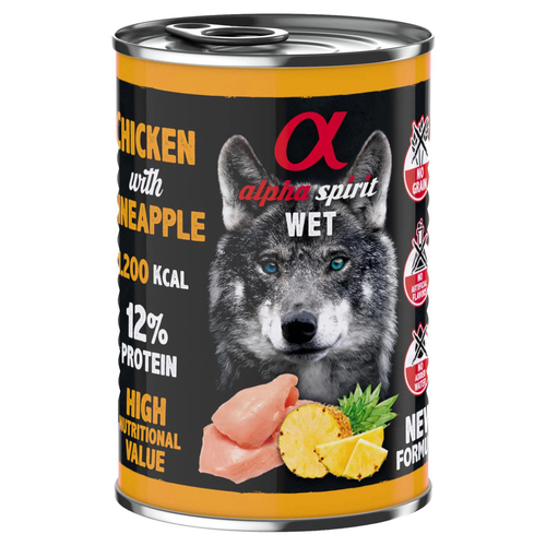 alpha spirit Huhn mit Ananas 400 g - 6 Stück alpha spirit Huhn mit Ananas 400 g - 6 Stück