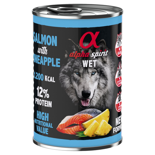 alpha spirit Lachs mit Ananas 400 g - 6 Stück alpha spirit Lachs mit Ananas 400 g - 6 Stück