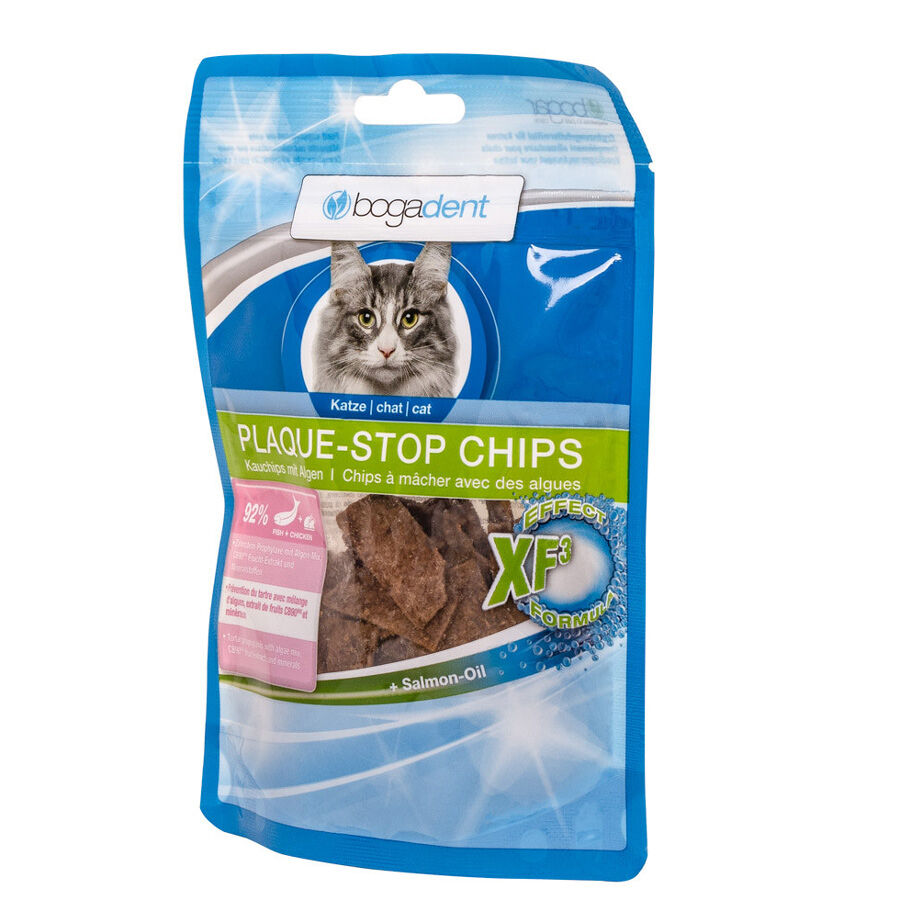 bogadent PLAQUE-STOP CHIPS FISH Katze