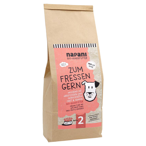 napani Bio-Basisfutter Zum Fressen gern 1 kg napani Bio-Basisfutter Zum Fressen gern 1 kg