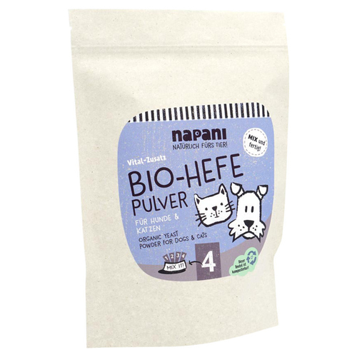 napani Bio-Hefepulver für Hunde, Inhalt: 400 g napani Bio-Hefepulver für Hunde, Inhalt: 400 g