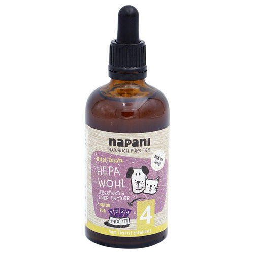 napani HepaWohl Leber-Tinktur für Katzen, Inhalt: 100 ml napani HepaWohl Leber-Tinktur für Katzen, Inhalt: 100 ml