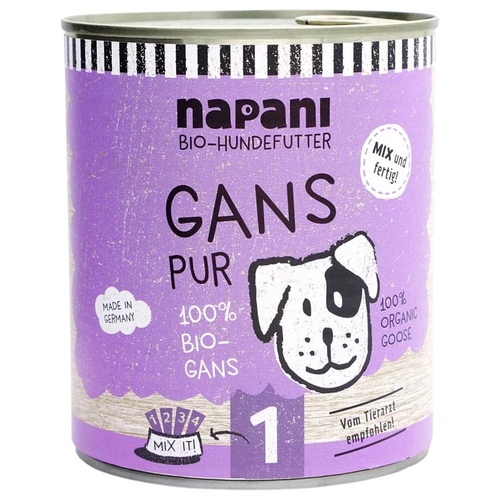 napani Nassfutter Gans pur 800 g napani Nassfutter Gans pur 800 g