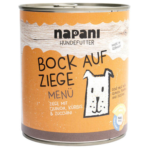 napani Nassfutter-Menü Bock auf Ziege 800 g napani Nassfutter-Menü Bock auf Ziege 800 g