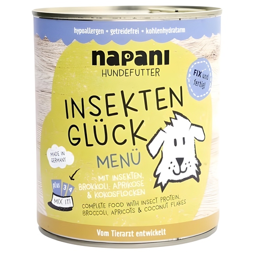 napani Nassfutter-Menü Insekten Glück 800 g napani Nassfutter-Menü Insekten Glück 800 g