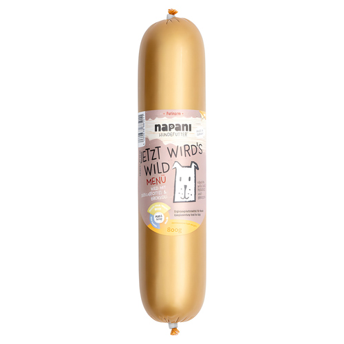 napani Nassfutter-Menü Jetzt wirds Wild 800 g napani Nassfutter-Menü Jetzt wirds Wild 800 g