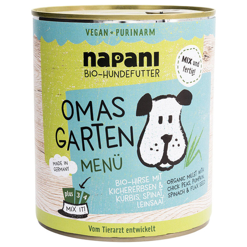 napani Nassfutter-Menü Omas Garten 800 g napani Nassfutter-Menü Omas Garten 800 g