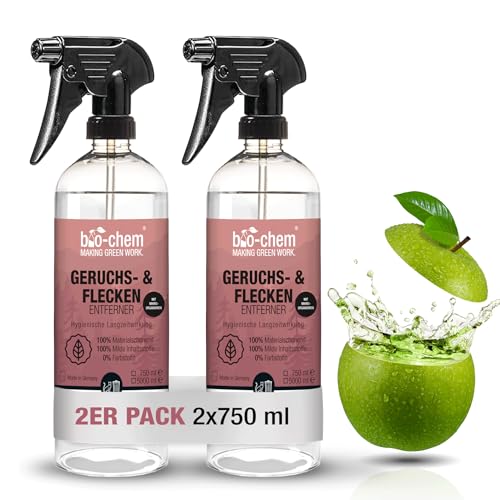 bio-chem Geruchsentferner Fleckenentferner Urinentferner - 2X 750 ml - Wirksamer Geruchsneutralisierer von bio-chem