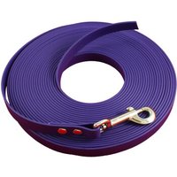 bio-leine 15-25 kg Biothane Schleppleine violett 7,5 m von bio-leine