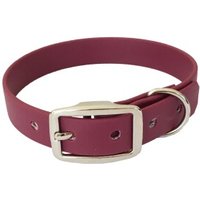 bio-leine 21-30cm HU Biothane Halsband bordeaux 24 cm, 33 cm von bio-leine