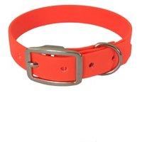 bio-leine 52-62cm HU Biothane Halsband orange 40 cm, 50 cm von bio-leine