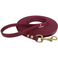 bio-leine 25-35 kg Schleppleine Biothane bordeaux 10 m von bio-leine