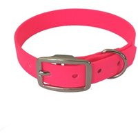 bio-leine 21-30cm HU Biothane Halsband leuchtendes rosa 34 cm, 45 cm von bio-leine