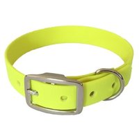 bio-leine 21-30cm HU Biothane Halsband neon gelb 40 cm, 50 cm von bio-leine