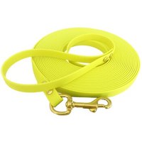 bio-leine 25-35 kg Schleppleine Biothane neon gelb 10 m von bio-leine