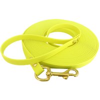 bio-leine 25-35 kg Schleppleine Biothane neon gelb 12 m von bio-leine