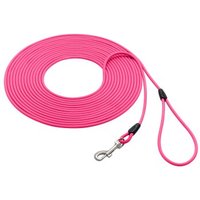 bio-leine bis 25kg Biothane Schleppleine leuchtendes rosa 5 m von bio-leine