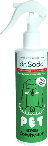 Geruchsbeseitigungsspray 250ml - für Hundebetten und andere Orte - hergestellt mit Backpulver, vegan, ohne Spülung, ohne Duft- oder Farbstoffe. Von Soda™. von bioSoda TM