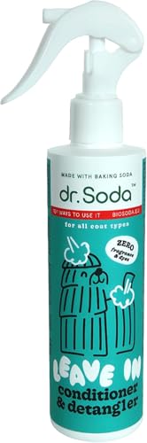 Geruchsneutralisierendes und pflegendes Fellspray 250ml - Entwirrer für Hundefell, Pflegespray für Hunde, vegan, ohne Spülung, mit Backpulver, ohne Duft- und Farbstoffe. Von Soda™. von bioSoda TM