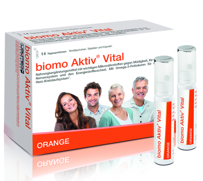 BIOMO Aktiv Vital Trinkflaschen 14-Tagesportionen 434 g von biomo pharma GmbH