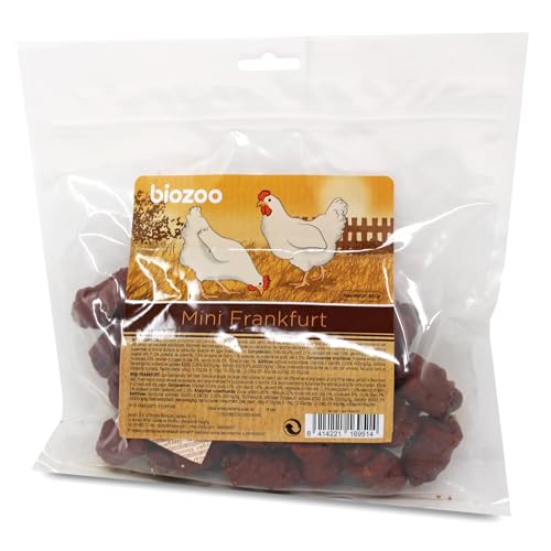 Biazoo Mini-Frankfurt, 500 g Snacks für Hunde, geeignet für alle Rassen und Größen, sehr verdaulicher Snack mit hohem Proteingehalt von biozoo