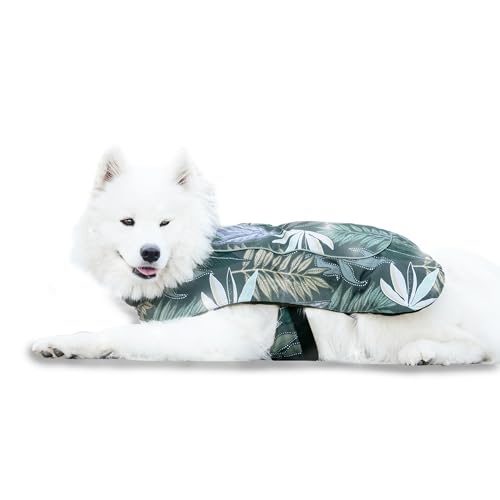 bo&flash Hunde Wintermantel Seattle Max Gr. L – Wasserdichter Hundemantel – gefütterter Hundemantel mit stylischem Design – Hunde Wintermantel mit Bauchschutz & reflektierenden Nähten von bo&flash