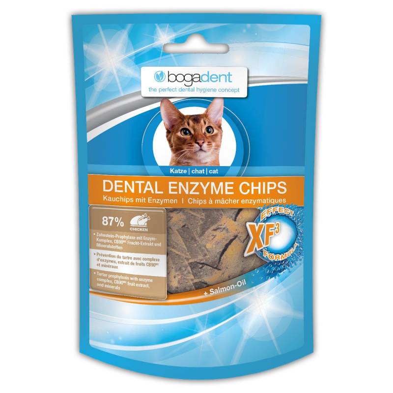 bogadent DENTAL ENZYME CHIPS CHICKEN Katze 4x50g von bogadent