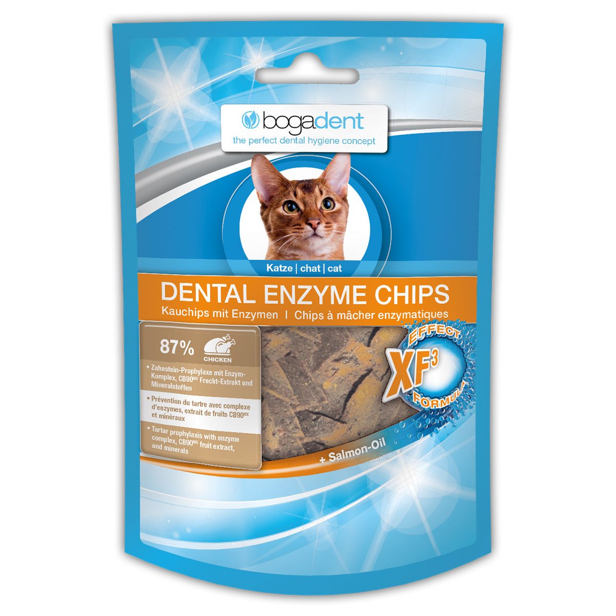 bogadent DENTAL ENZYME CHIPS CHICKEN Katze 50g von bogadent