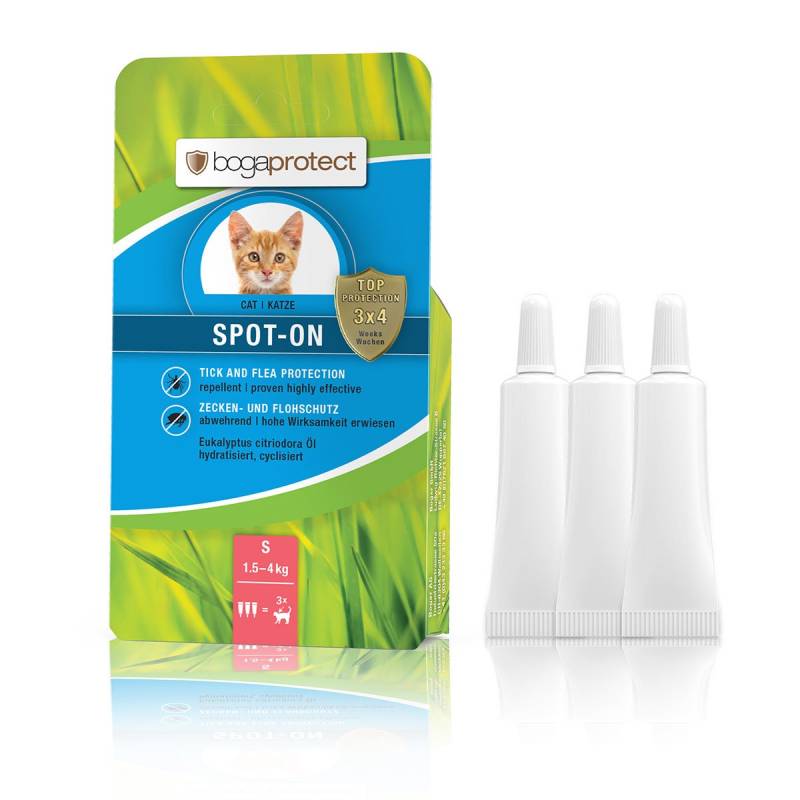 bogaprotect Spot-On Katze S 3x0,7ml von bogaprotect