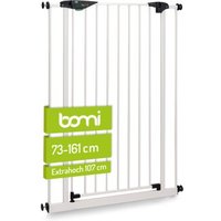 bomi Türschutzgitter Extrahoch 107 cm - Mira 73-161 cm in Weiß für Hunde & Katzen XXXL bomi Türschutzgitter Extrahoch 107 cm - Mira 73-161 cm in Weiß für Hunde & Katzen XXXL von bomi