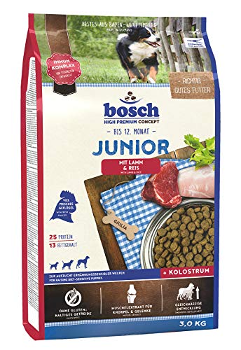 Spende - Bosch HPC Junior mit Lamm & Reis, Hundetrockenfutter zur Aufzucht Ernährungssensibler Welpen, 3 kg von bosch TIERNAHRUNG