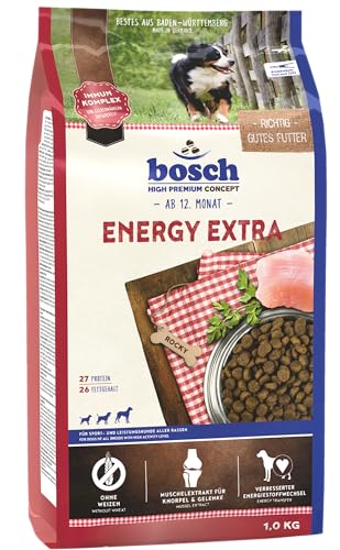 bosch HPC Energy Extra | Hundetrockenfutter für Sport- und Leistungshunde aller Rassen | 1 x 15 kg von bosch TIERNAHRUNG