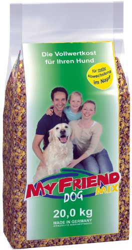 bosch My Friend Mix | Hundefutter für ausgewachsene Hunde aller Rassen | ausgewogener Krokettenmix mit Flocken | 20 kg von bosch TIERNAHRUNG