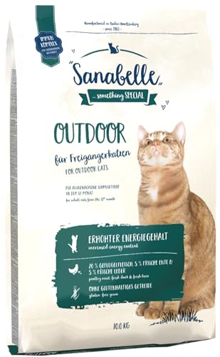 Sanabelle Outdoor | Katzentrockenfutter für ausgewachsene Katzen (ab dem 12. Monat) | besonders geeignet für Freigängerkatzen mit erhöhtem Bewegungsumfang | 2 kg von Sanabelle