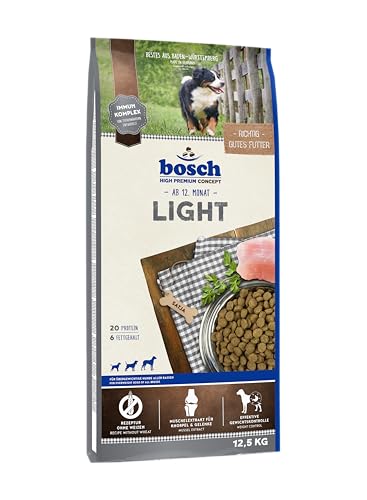 bosch HPC Light | Hundetrockenfutter für übergewichtige Hunde aller Rassen | 1 x 12.5 kg von bosch TIERNAHRUNG