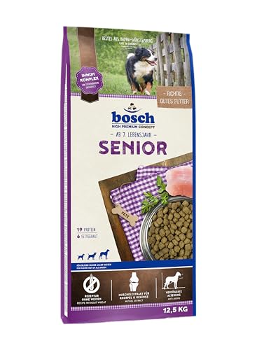 bosch HPC Senior | Hundetrockenfutter für ältere Hunde aller Rassen |Geflügel, 1 x 12.5 kg von bosch TIERNAHRUNG