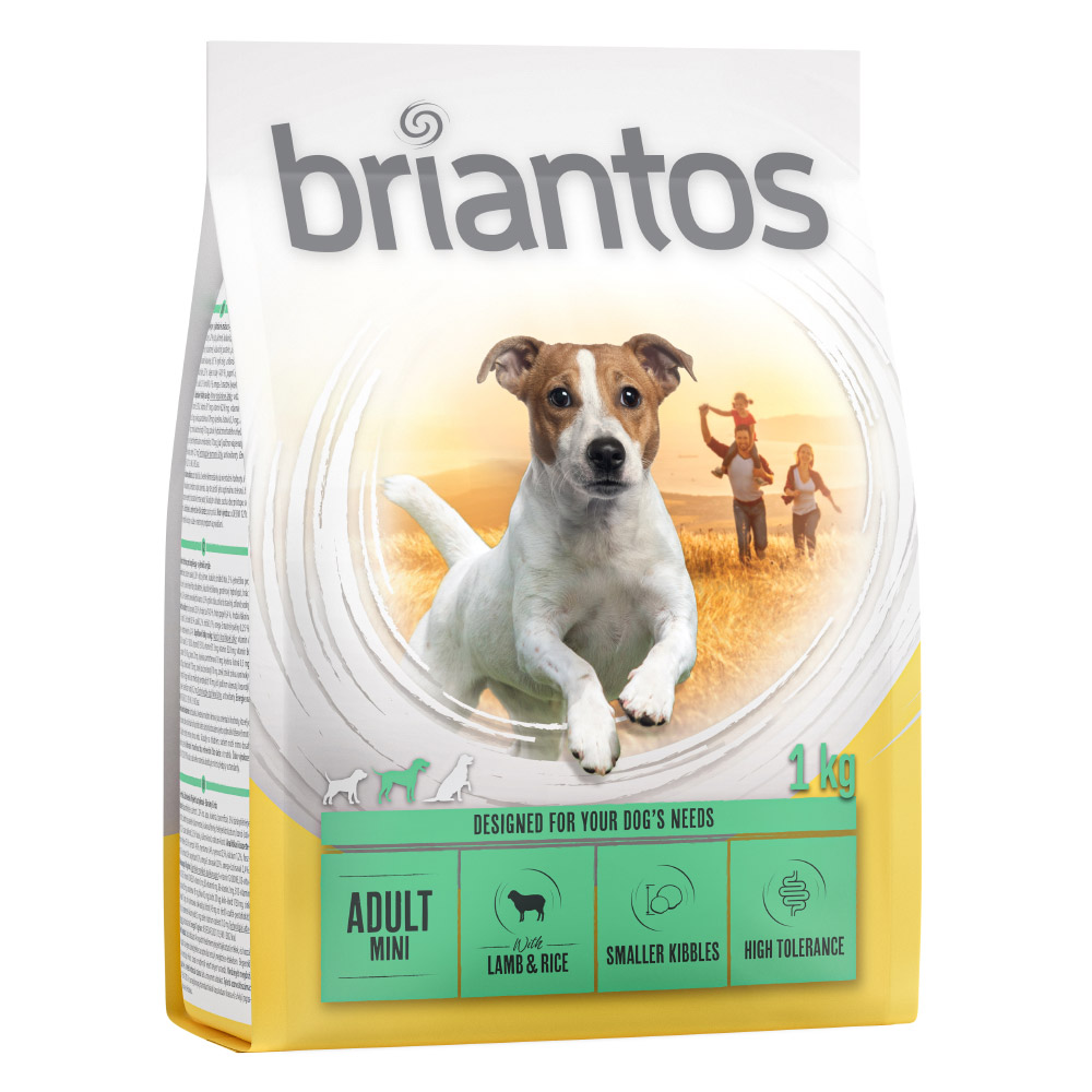 Briantos Adult Mini Lamm & Reis - Sparpaket: 4 x 1 kg von briantos